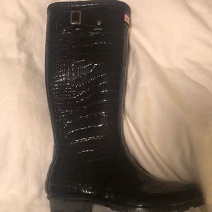 Hunter boots great condition worn 3 times